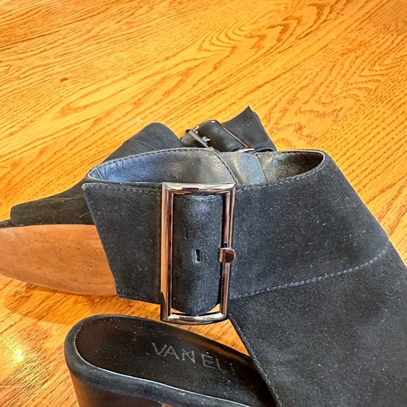 Vaneli Black Suede Booties - Picture 7 of 8